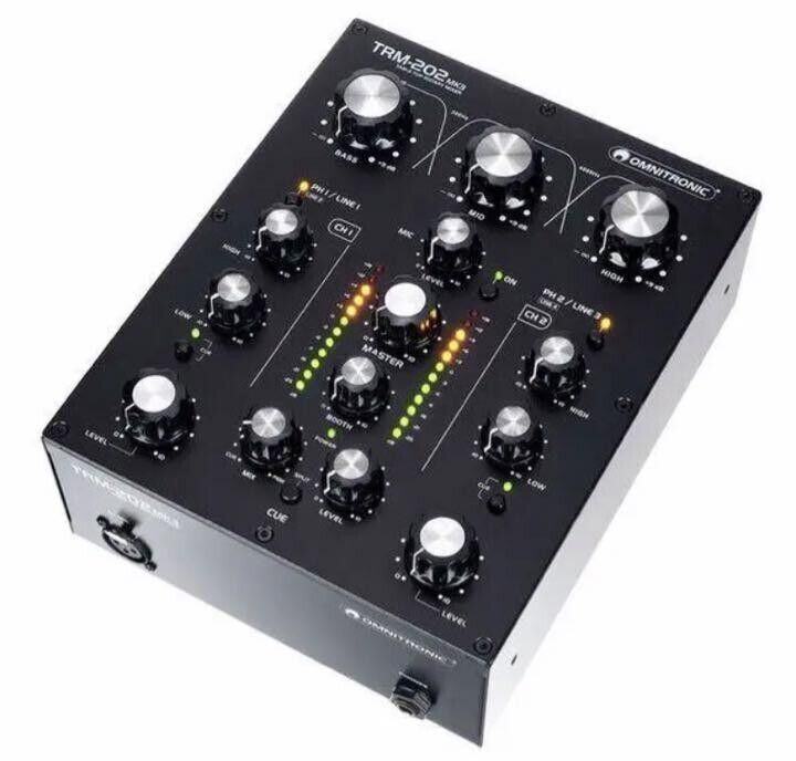 Omnitronic TRM-202MK3 Rotary DJ Mixer TRM202MK3 TRM-202 MK3 New | eBay