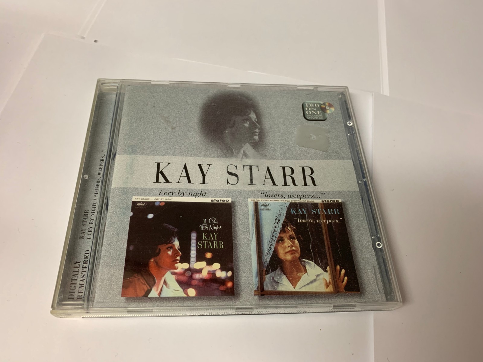 KAY STARR Cry By Night/Losers Weepers CD 1962/1960  MINT/EX W NEW CASE