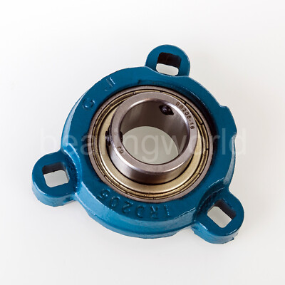 SBTRD207-22   New 1-3/8'' Set Screw Insert Bearing with 3 Bolt Ductile Flange