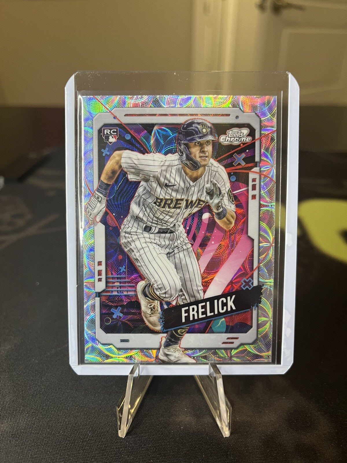2024 Topps Cosmic Chrome SAL FRELICK Nucleus REFRACTOR Brewers RC #3