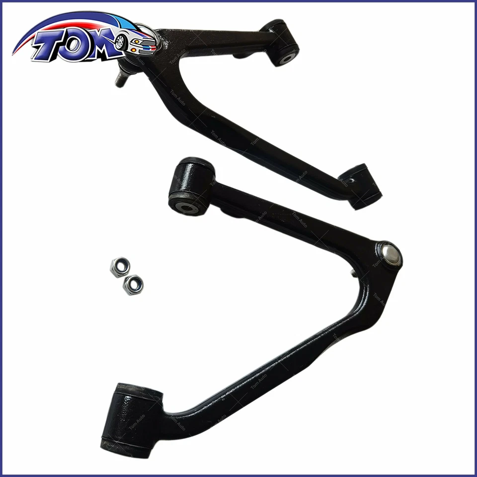 Par de brazos de control superior de suspensión delantera para Mercedes Benz 560SL 1986-1989   Foto 4 de 4