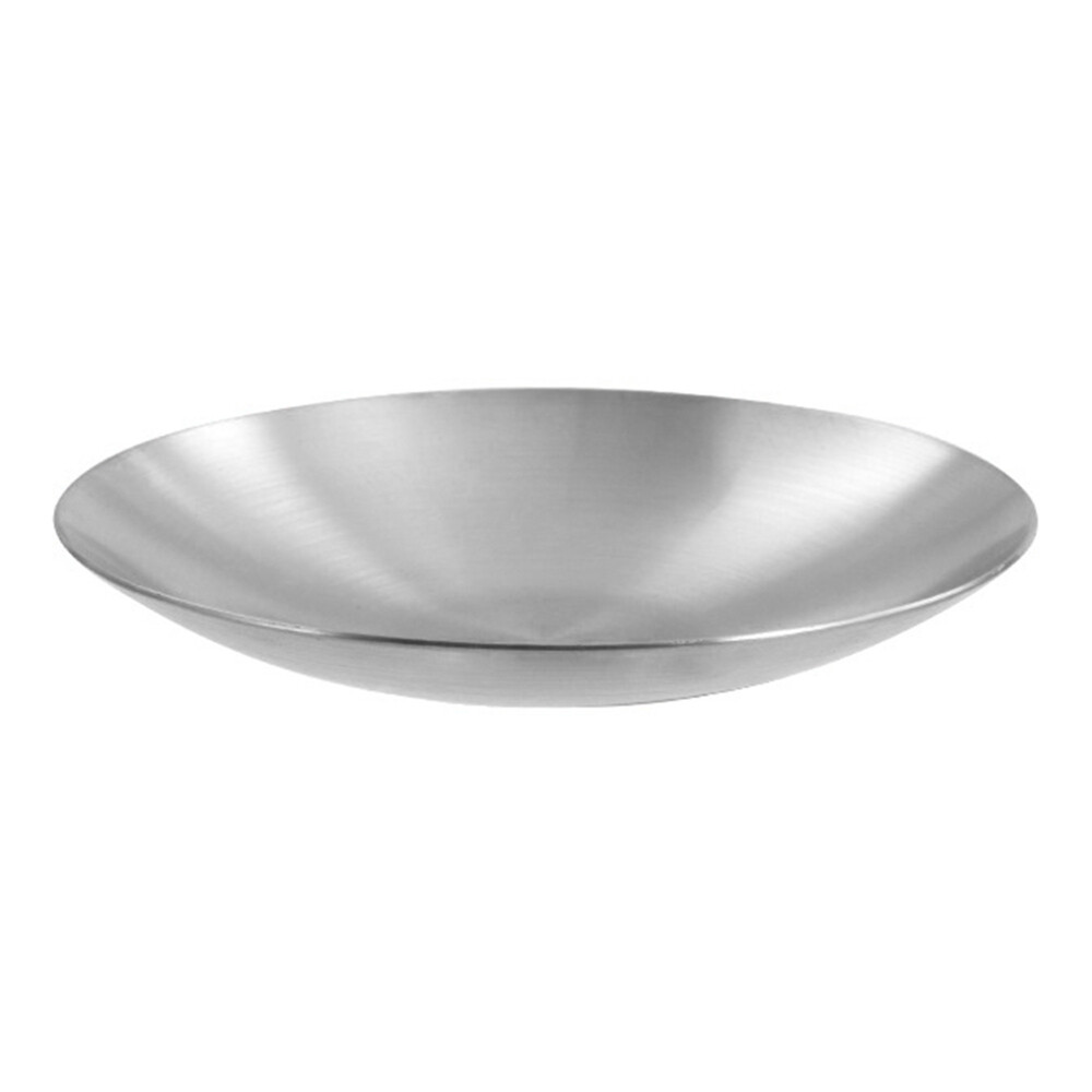 Small Stainless Steel Pinch Bowl Sushi Dipping Saucers 10cm SilverLH