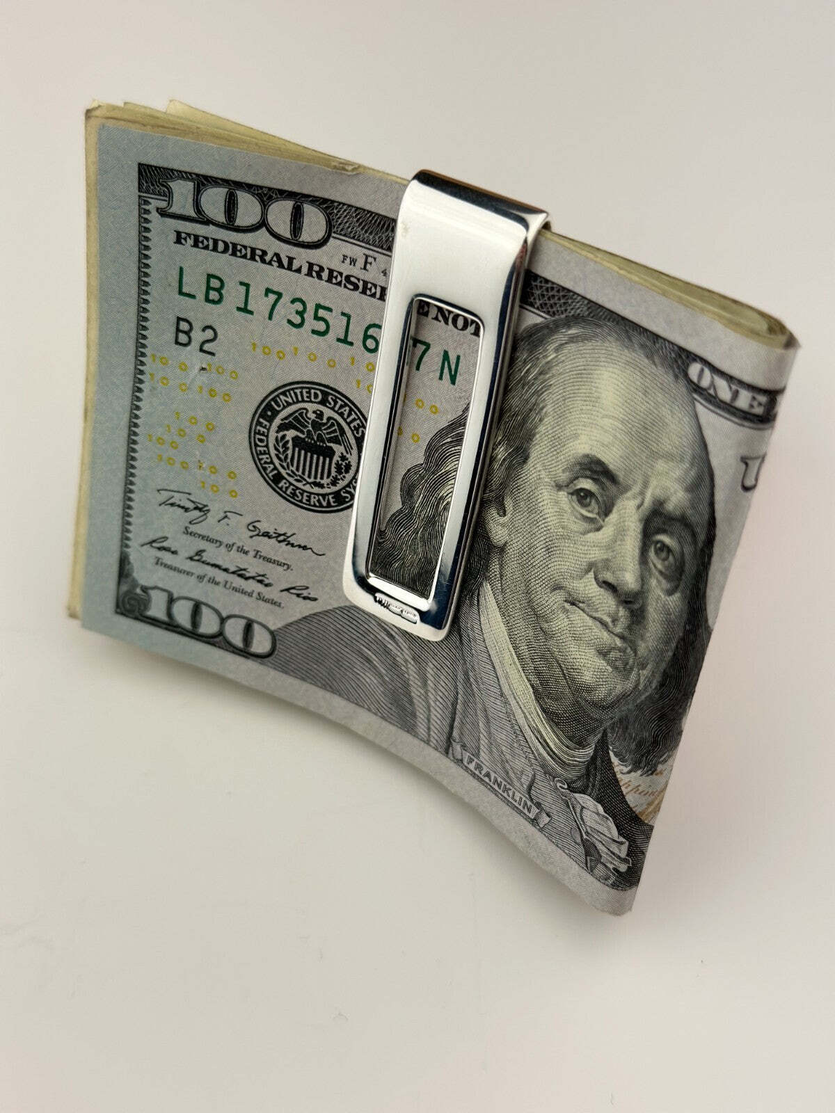 925 Sterling Silver Money Clip for Bills & Cards-image