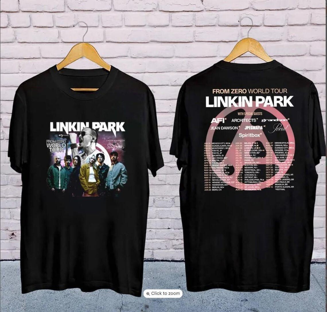 Linkin Park Band Logo Shirt, 2025 Linkin Park From Zero