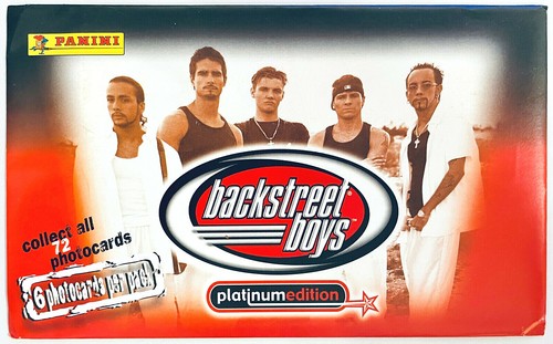 New BACKSTREET BOYS 6 PHOTO CARDS (6x4") PACK 1999 PANINI Platinum Ed. 24Yrs! - Picture 1 of 4