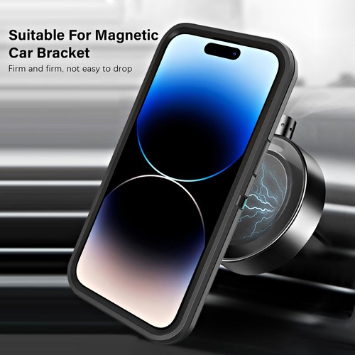 Nueva funda protectora resistente a prueba de golpes magnética para iPhone 14 Plus 13 Pro Max - Imagen 17 de 51