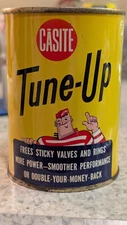Casite Tune-Up "Frees Sticky Valves and Rings" Vintage advertising 15oz Can