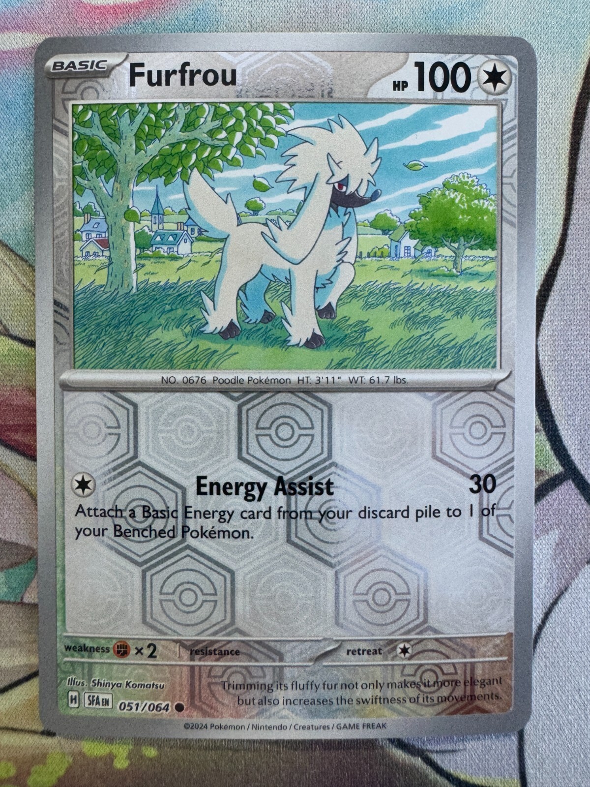Furfrou Reverse Holo English Pokemon TCG BKBA878