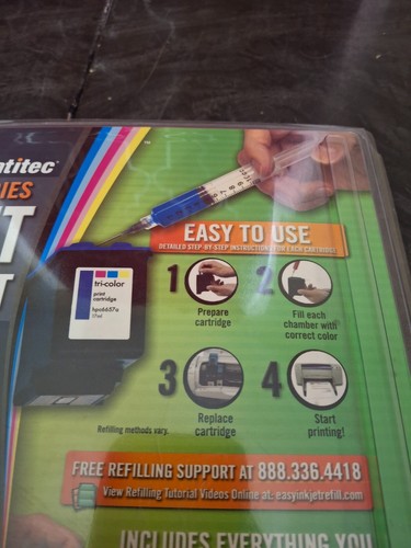 Stratitec Premium Series Inkjet Refill Kit for Ink Cartridges HP Lexmark Epson - Picture 2 of 10