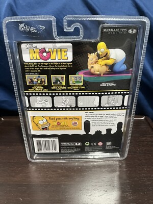 2007 The Simpsons Movie Who's Good Piggy Homer Plopper Figure