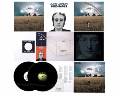 John Lennon Mind Games Ltd 180g 2LP Noir Vinyle Gatefold Livret 2024 Lenono
