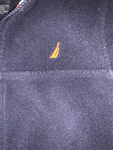 Preowned- Nautica Full Zip Fleece Sweater Boys (Size L/7) - Picture 2 of 5