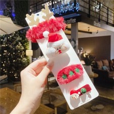 christmas Hair Clips Set For Women Girl Hair Accessories