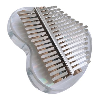  Tastenklavier Schoß Daumen Transparent Thumb Piano Small Musical Instrument
