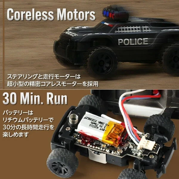 HiTEC Turbo Racing 1/76 C82 Off-Road Car Black 2.4GHz Technical Approval Certifi - Image 3 of 4