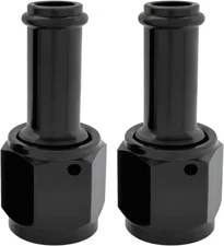 2PCS 6AN AN6 Female To 3/8” straight Push On Barb Hose Adapter Swivel Fitting