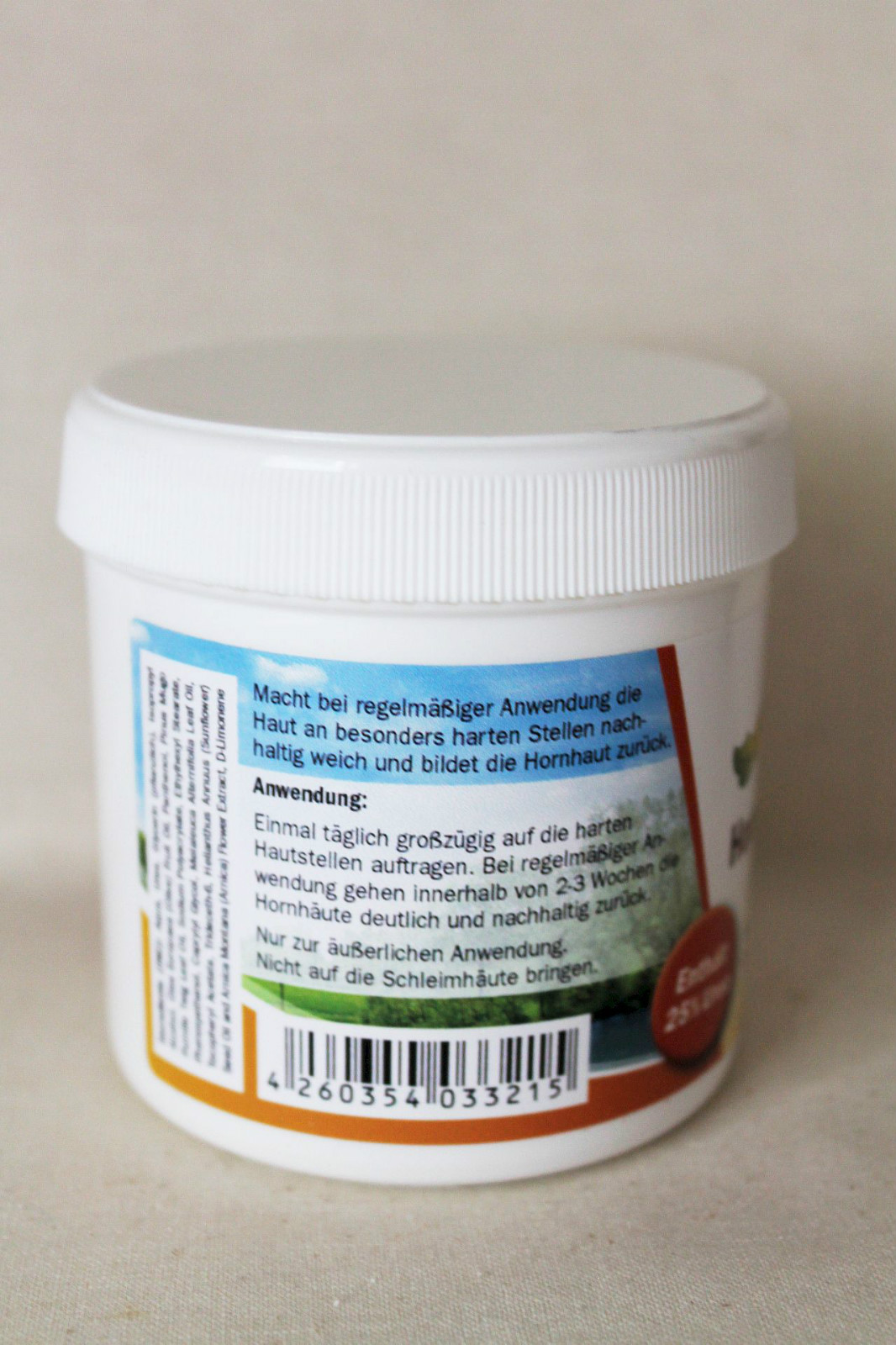 (54,50€/L) Hornhaut & Schrunden Balsam 200 ml enthält 25% Urea ...