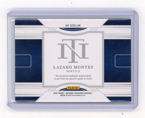 2024 National Treasure Baseball GSQ-LM LAZARO MONTES Patch /99 - Bild 2 von 2