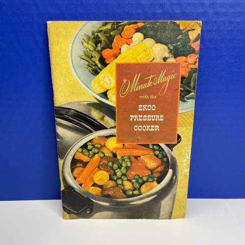 1946 Vintage ECKO Pressure Cooker Minute Magic Recipe Booklet Paperback - Picture 2 of 9