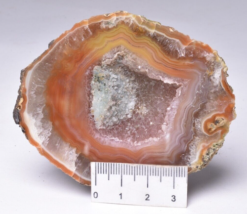 AGATE CREEK, AGATE GEODE HALF, POLISHED, AUSTRALIA P659 - Bild 2 von 6