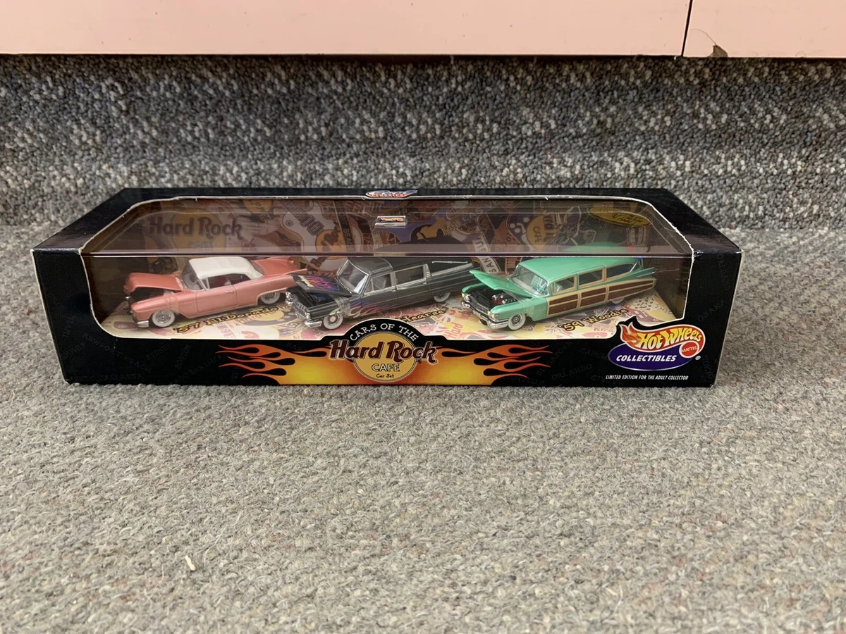 * MATTEL HOT WHEELS CARS OF THE HARD ROCK CAFE CAR SET *ST