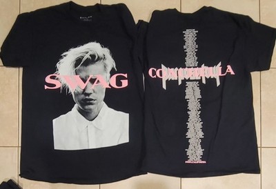 Justin Bieber Official Coachella XL Black Swag Tour Shirt SKYLRK
