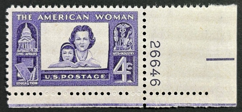 U.S. Scott #1152, Single Stamp w/#, American Woman Issue, F-VF, MNH