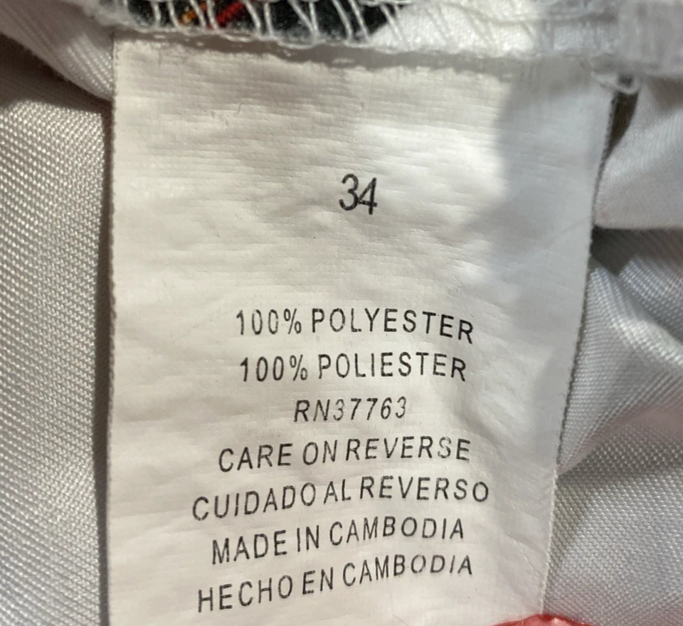 Pantalones cortos de tabla Red Sand para hombre talla 34 gancho y bucle + corbata negro blanco rojo Foto 3 de 4