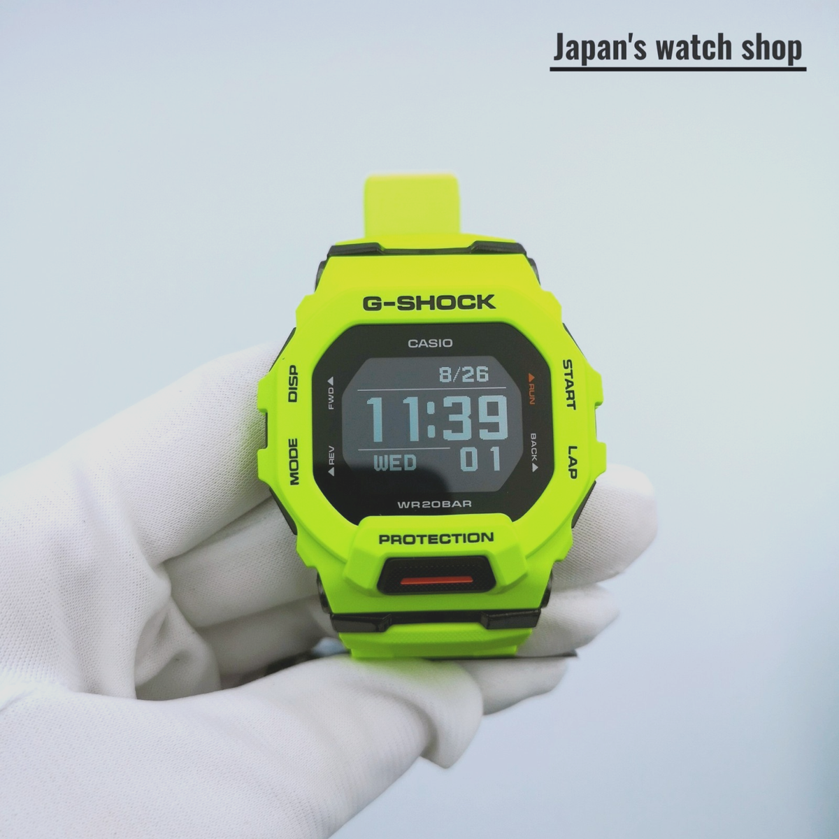 CASIO G-SHOCK G-SQUAD GBD-200-9JF Yellow Bluetooth Men's Watch New