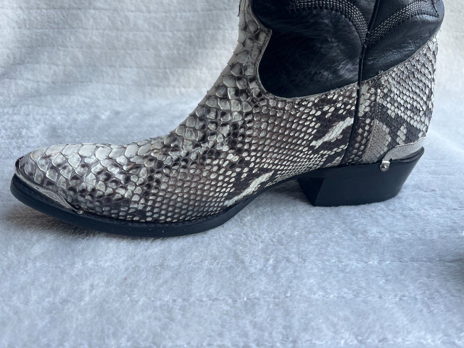 Stetson Snake skin leather Python Western Cowboy … - image 10