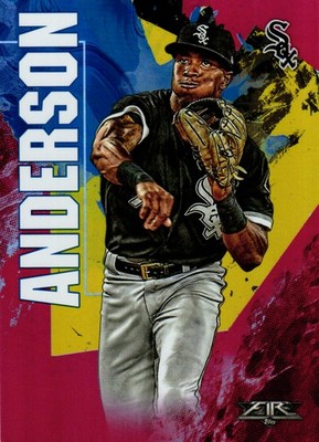 2019 Topps Fire #101 Tim Anderson Flame
