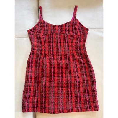 strapless open back dress Burgundy Faux Wrap Jersey Midi Dress UK18 main image 0