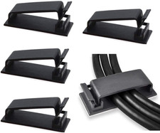 Self Adhesive Cable Management Clips 50Pcs Wire Organizer Cord Holder for TV PC