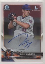 2018 Bowman Chrome Prospect Auto Jordan Humphreys #CPA-JH Auto nd3