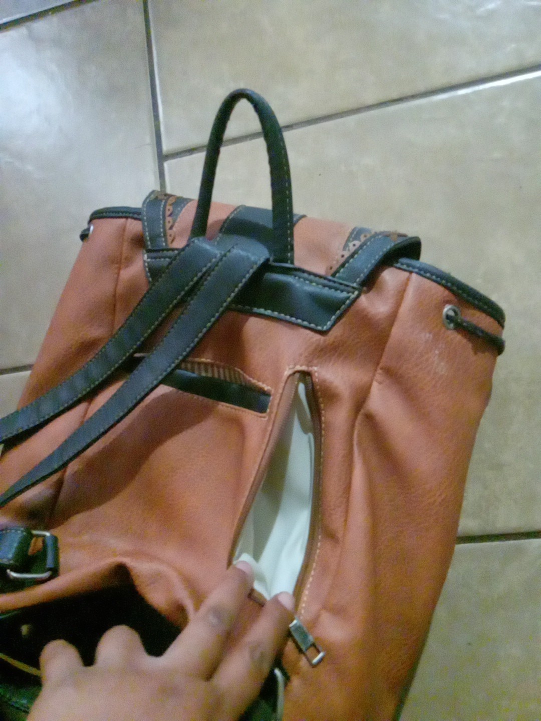 Brown Backpack - image 2