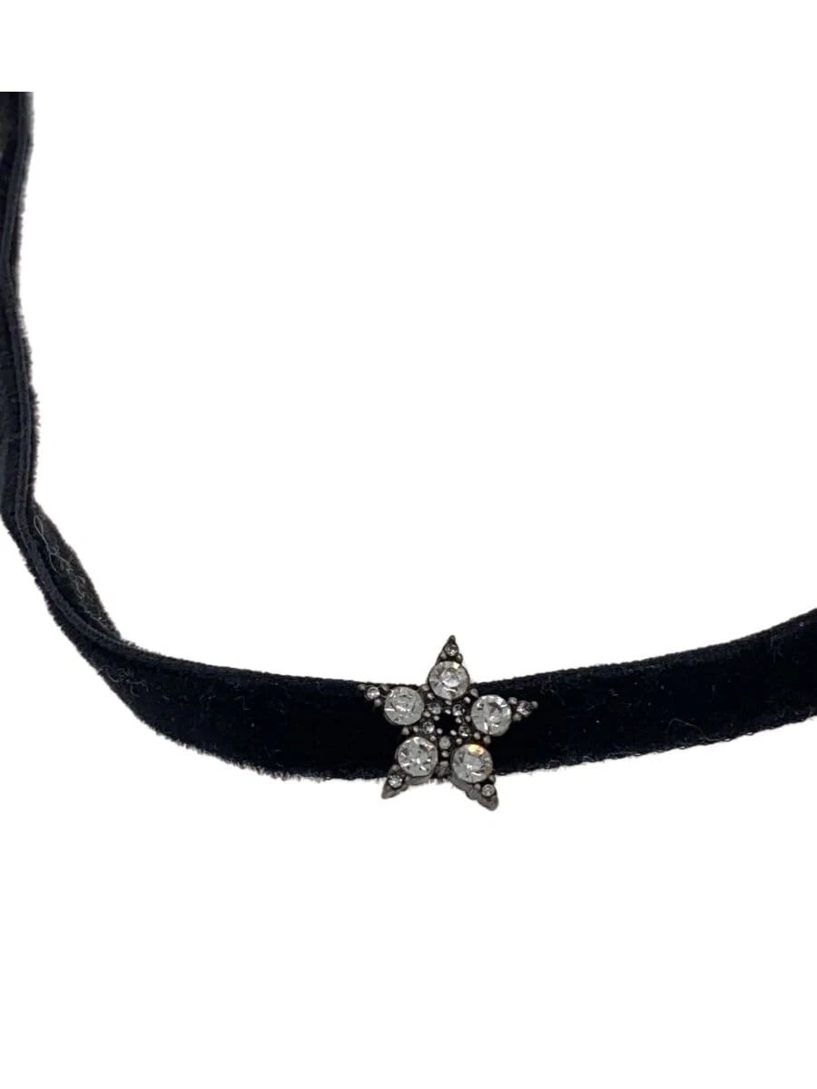 Collier Christian Dior noir femme