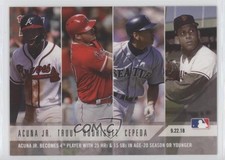 2018 Now /963 Ronald Acuna Jr Mike Trout Alex Rodriguez Orlando Cepeda HOF uk2