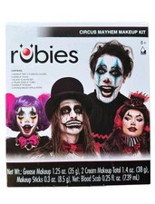 Rubies Circus Mayhem Make-up Kit Gothic Evil Clowns Cos Play Theater Party NEW