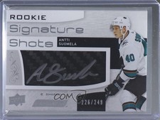 2018 Upper Deck Engrained Rookie Signature Shots 226/249 Antti Suomela Auto 3k4