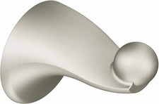 Moen DN8503BN Cabrina Single Robe Hook in Brushed nickel New Free Shipping