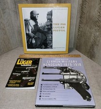 The P08 Luger Pistol And 2 Additional Luger Books