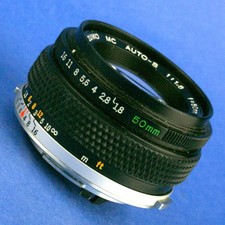 Olympus OM 50mm 1.8 Auto-S Lens