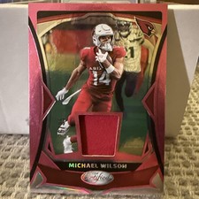2024 Certified Michael Wilson Patch /35 Cardinals