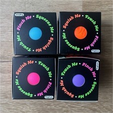 4 Pack Groovy Nee Doh Glob Multicolor Gel Squeeze Ball