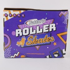 Nattork Adjustable Roller Skates for Kids   Mermaid Purple  Teal   LED Light-Up