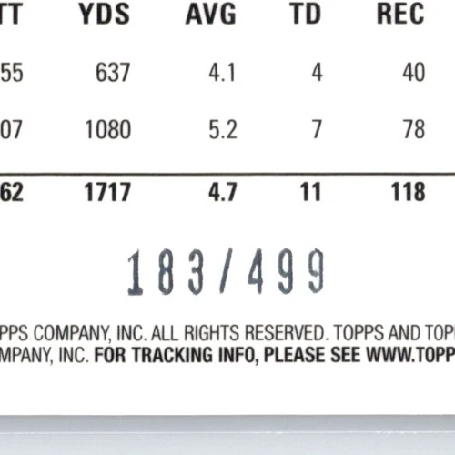 2011 Topps Chrome Retail Purple Refractor /499 LeSean McCoy #64 - Image 3 of 3