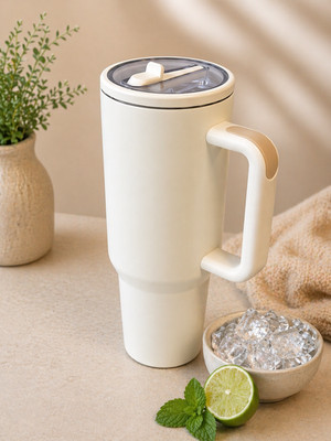 40 Unzen/1182 ml Großer Vakuum Heiß/Kalt Getränk Becher/Tasse Strohhalm Doppelwandiger Reisebecher