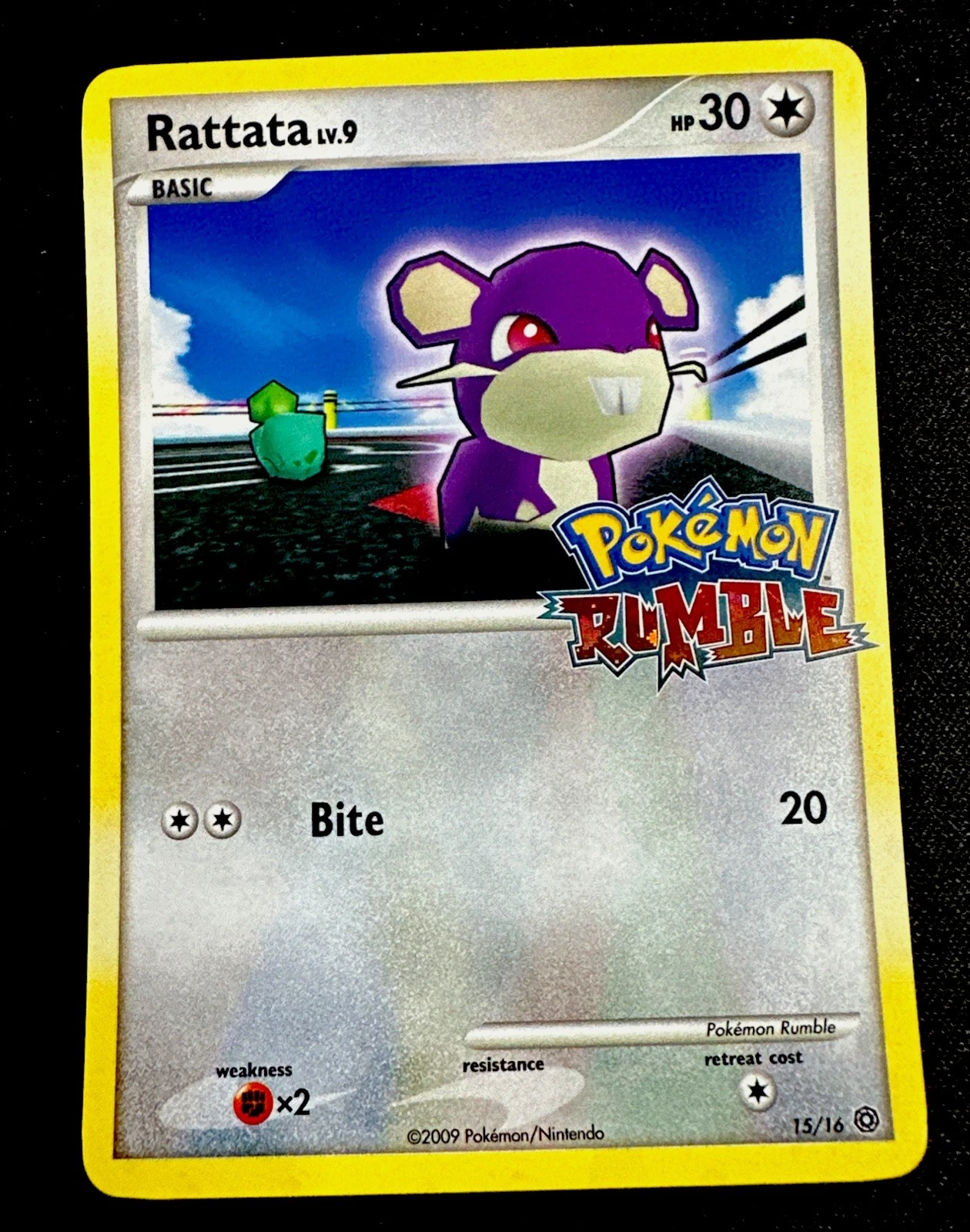Rattata #15/16 NM 2009 Pokemon Rumble Card Near Mint