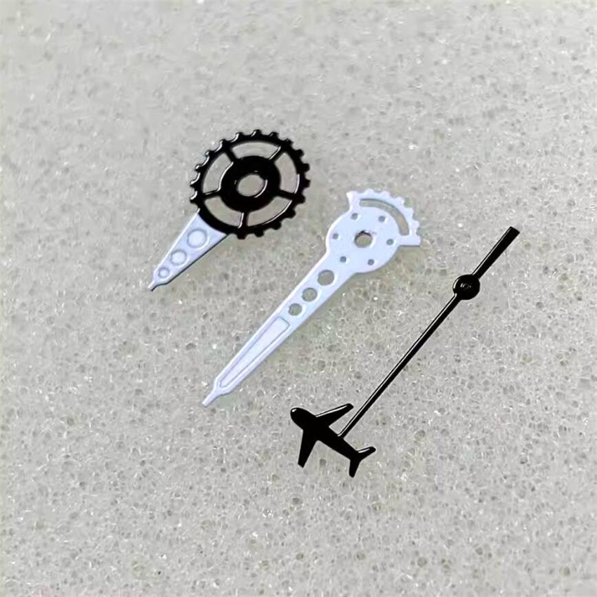 Luminous Parts Second Repair For Hand Movement Hand NH35/NH36/4R Watch Airplane - vintagewatches.pk