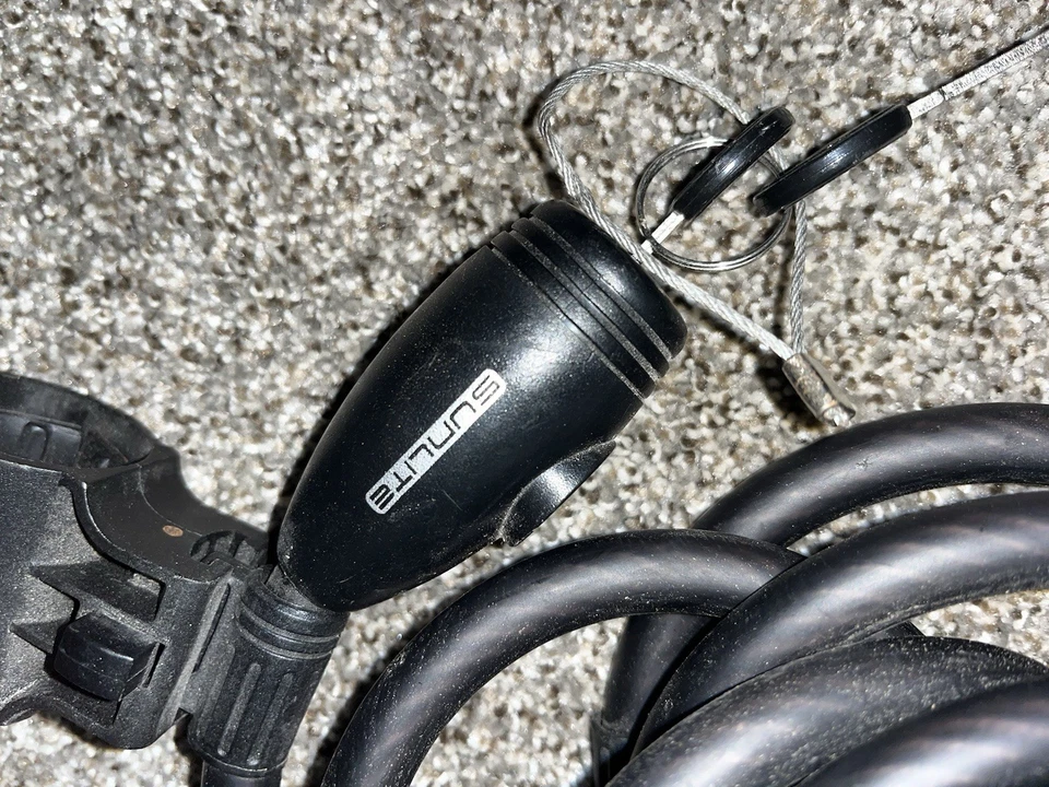 SUNLITE Quick-Lock Key/Cable Lock Black Key Bike Lock - Image 2 of 4